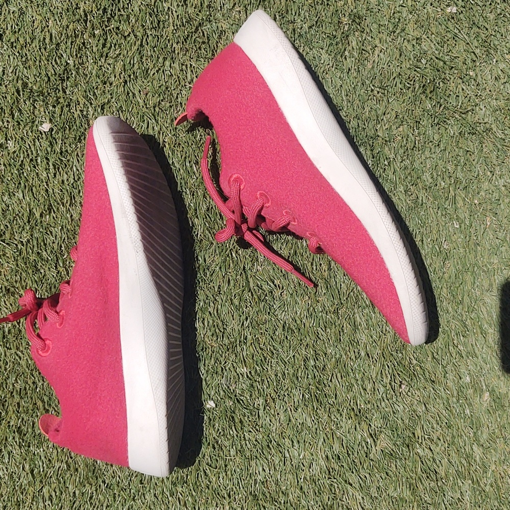 Allbirds Merino Wool Lace-up Sneakers Red Size 8